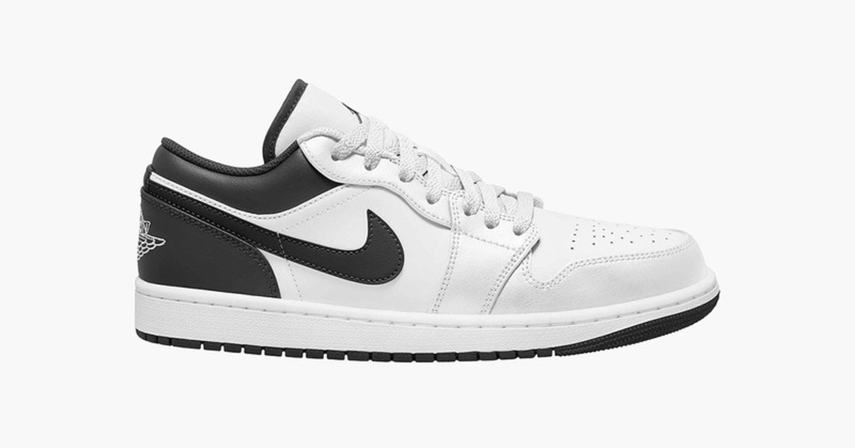Nike Air Jordan 1 Low 黒/白 The Air Jordan 1 Low White Black Releases December 2023